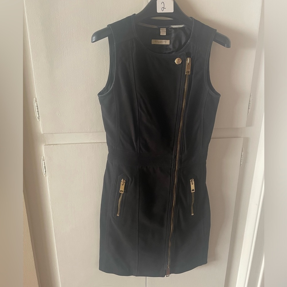 Burberry Brit Suede Mini Dress